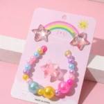 Toddler Girls Star Decor Jewelry Set
