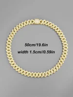 Rhinestone Chain Necklace - Image 4