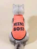 1pc Letter Graphic Pet Tank - Image 2