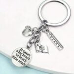 Teacher Keychain Big Heart