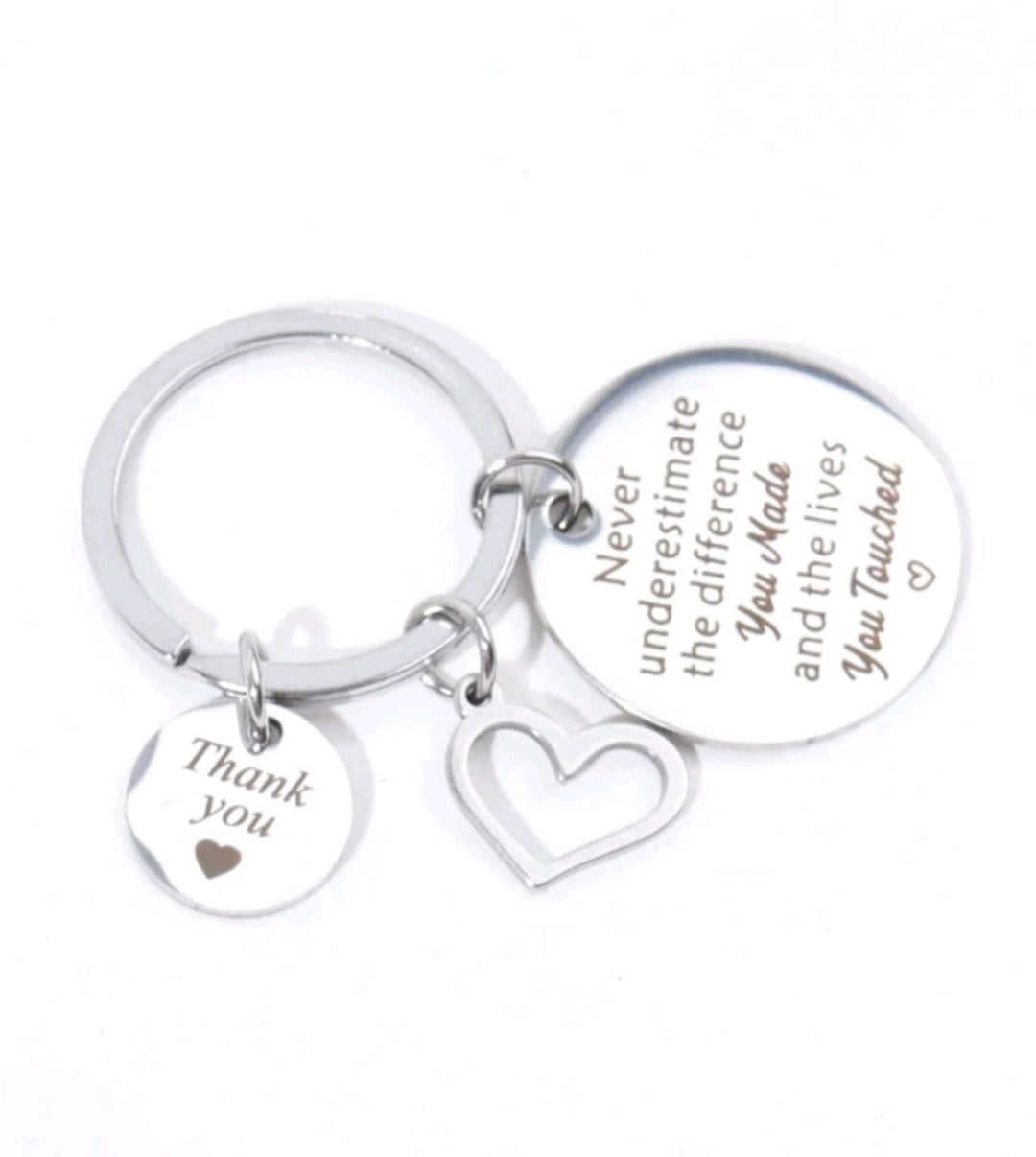 Screenshot_20230529_185745_SHEIN Thank you Silver keychain - Image 1