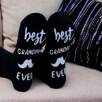 One Pair men's socks, BEST GRANDPA EVER , Fun Gift - Image 2