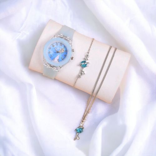 Beautiful girls princess character watch set