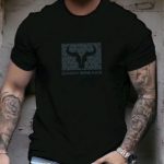 Men'S Manfinity Bull Letter Print T-Shirt