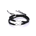 couple's infinity bracelet set