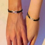 Couple's infinity bracelet set