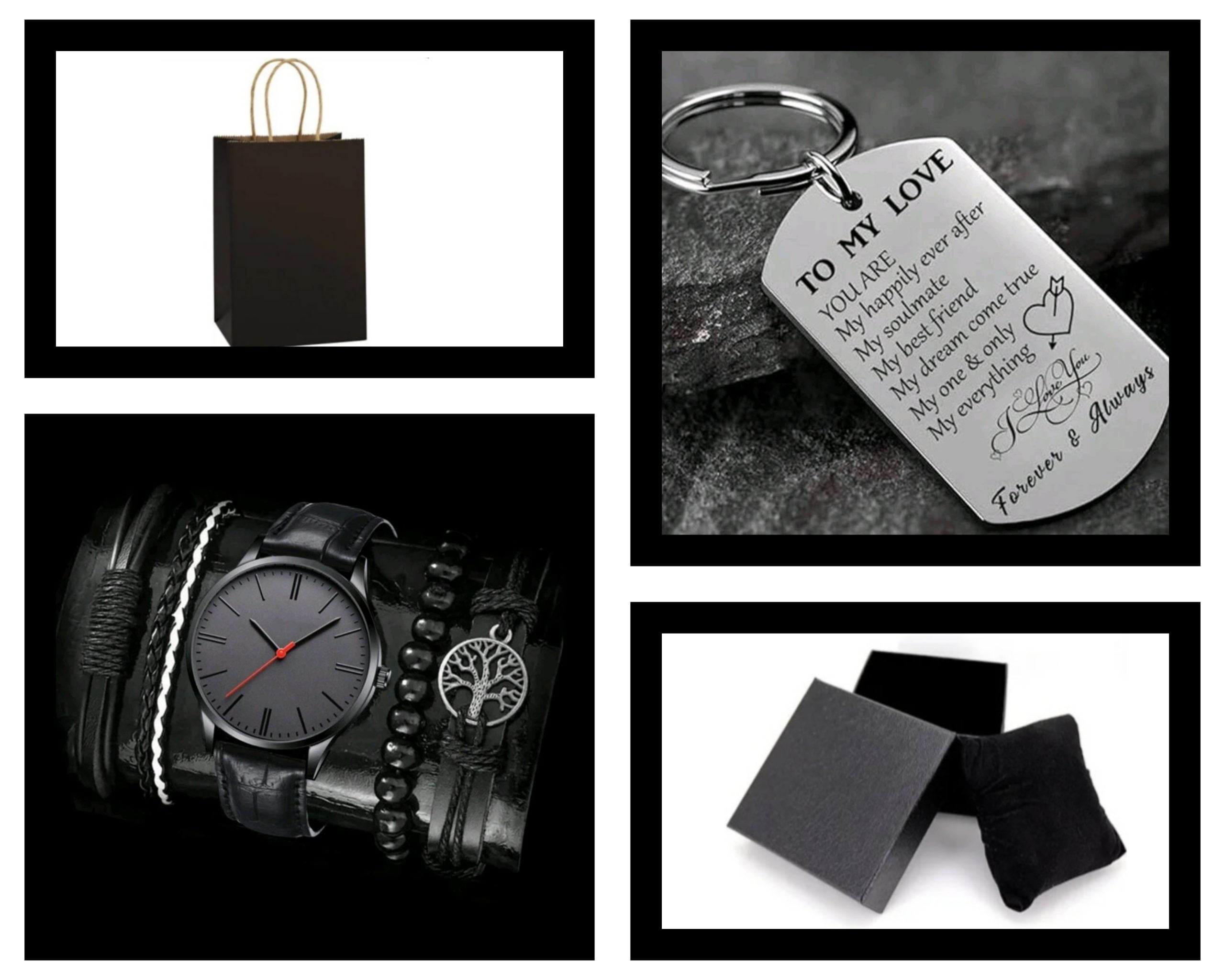 tree of life watch and keychain hamper