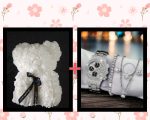 Rose Teddy and watch set combo