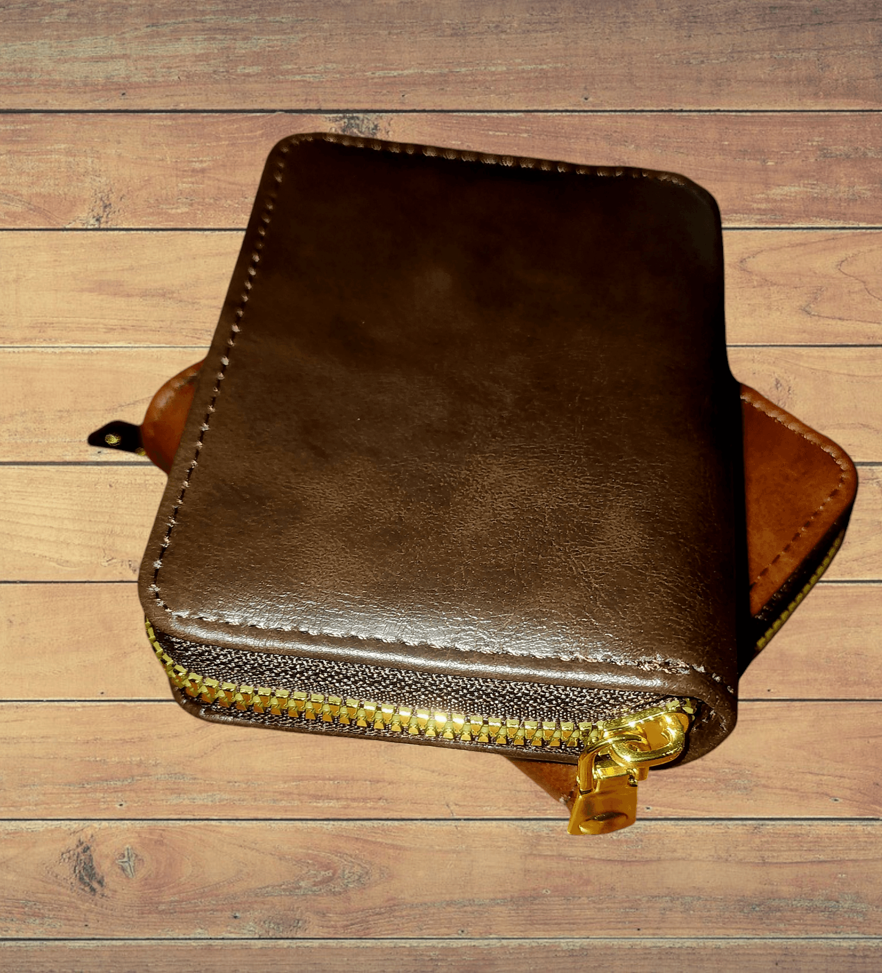 card d brown card holder