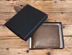 dark brown wallet