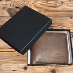 dark brown wallet