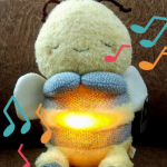 Sleeping and Breathing Bear Plush toy-Bumble Bee