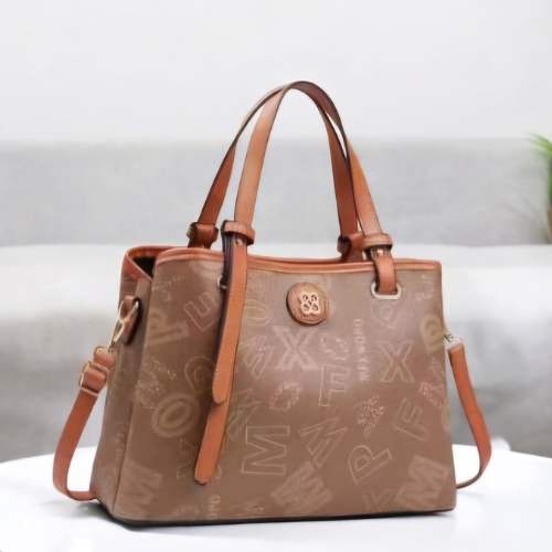 brown handbag
