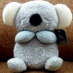 sleeping breathing koala