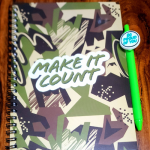 Kids 3D Backpack and Notebook plus pen Combo - Dino - Image 3