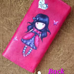 Big Vibrant printed wallet-Hot Pink