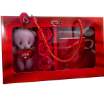 Valentine box F-Glitter Teddy with Cup