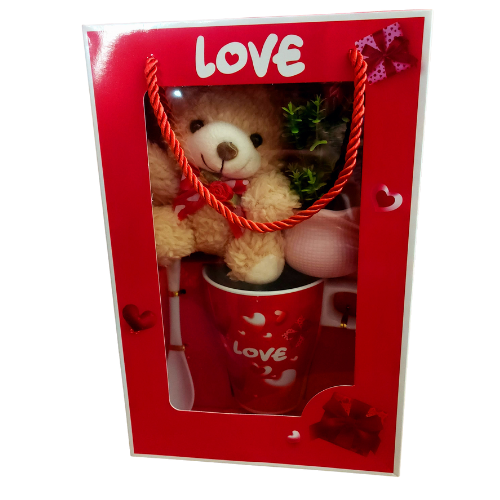 Valentine box B-Cream Teddy