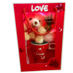 Valentine box B-Cream Teddy