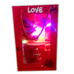 Valentine box C-Teddy with Holographic Rose - Image 2