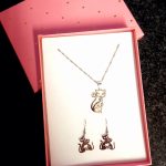 Stainless steel jewelry set-Cat
