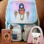 Backpack combo Blue and Pink