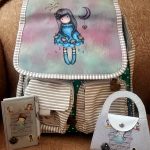 Backpack combo Green and Pink