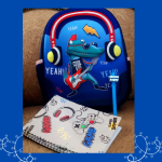 Kids 3D Backpack and Notebook plus pen Combo
