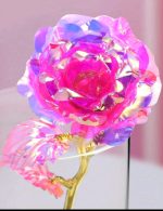 Holographic Rose-Vibrant pink
