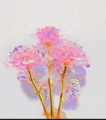 Holographic Rose-Dusty pink