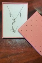 Stainless Steel Jewelry set-Faith heart