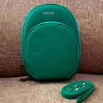 Stylish Synthetic Leather Cross body bag-Green