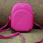 Stylish Synthetic Leather Cross body bag-Hot Pink