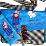 Stripe Handbag Combo Type 2-Vibrant blue