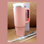 890ml Tumbler-Salmon pink (Includes free straw topper)