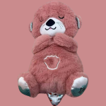 Sleeping and Breathing Bear-Pink Otter - Image 3
