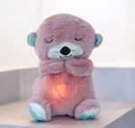 Sleeping and Breathing Bear-Pink Otter - Image 2