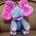 Flapping and singing Elephant-Pink