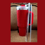 1200ml Sparkling Studded Tumbler-Red