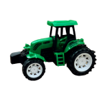 Toy tractor green with trailer - Image 2