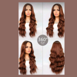 Auburn Brownish Hair Wig - Image 4