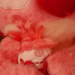 Stitch Fluffy plush toy 35cm-Pink - Image 3