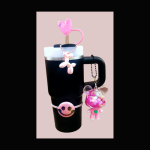 Mini Tumbler 400ml- Black with accessory kit