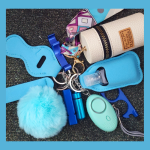 11 piece Self defense kit-Neon Blue