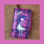 Zipper Vibrant printed wallet-Pink Style B - Image 2