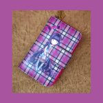Zipper Vibrant printed wallet-Pink - Image 2
