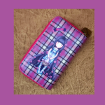 Zipper Vibrant printed wallet-Pink - Image 3