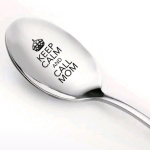 Stainless Steel Teaspoon Engraved for mother-Design C - Image 3