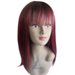 Wine red/Burgundy Ombre Hair Wig