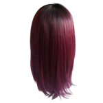 Wine red/Burgundy Ombre Hair Wig - Image 4